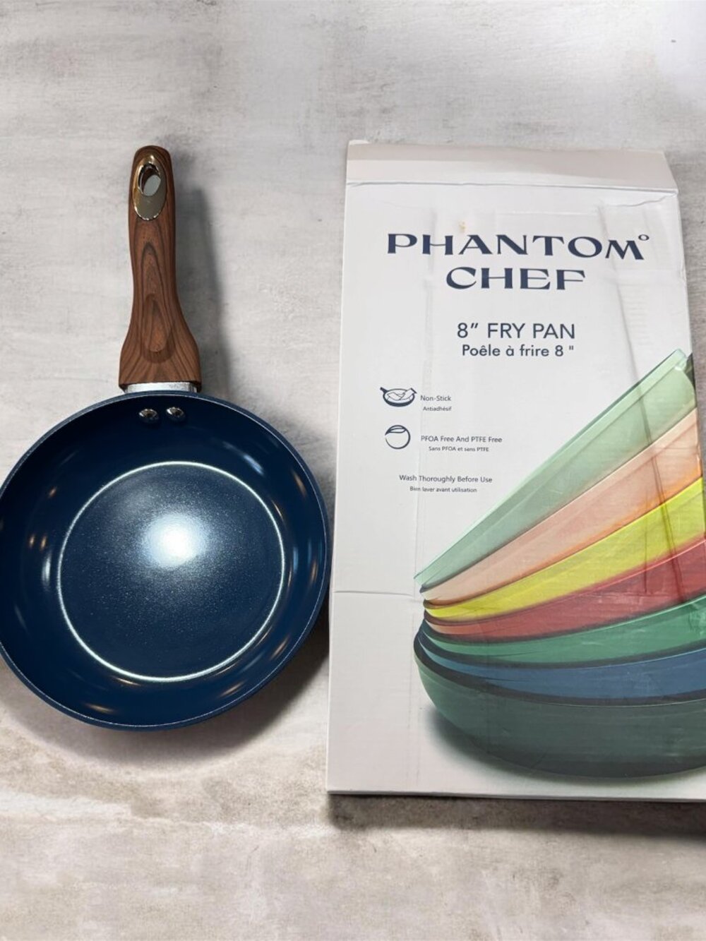Phantom Chef 8" Fry Pan (Dark Blue) NWT